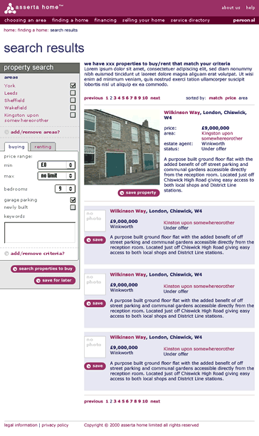 Assertahome.co.uk search results